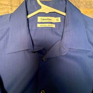 Calvin Klein dress shirt men's slim fit
